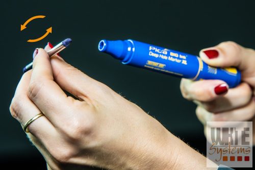 Pica BIG Ink mély-lyuk marker, piros, 10 darabos csomag 