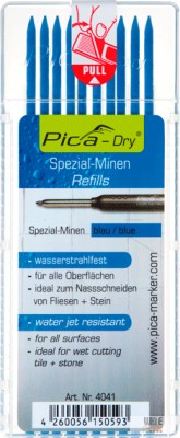 PICA-DRY® jelölőmarker betét, vízálló, kék, 1 csomag 
