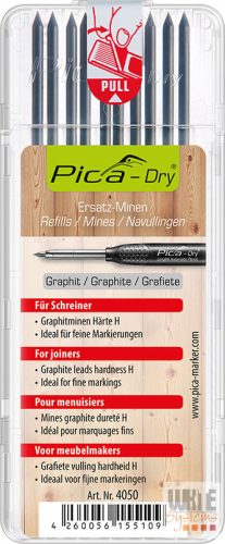 Pica Dry jelölőmarker betét, 2H grafit