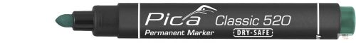 Pica Classic 520 kerekhegyű jelölőfilc, zöld, 10 darabos csomagban
