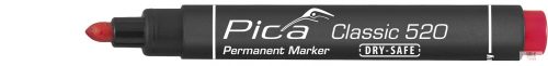 Pica Classic 520 kerekhegyű jelölőfilc, piros, 10 darabos csomagban
