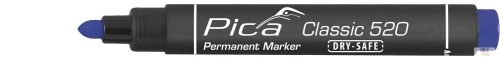 Pica Classic 520 kerekhegyű jelölőfilc, kék, 10 darabos csomagban