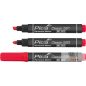 Pica Classic 521 vágotthegyű jelölőfilc, piros, 10 darabos csomagban