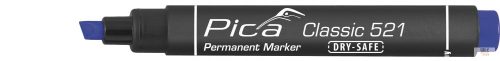 Pica Classic 521 vágotthegyű jelölőfilc, kék, 10 darabos csomagban