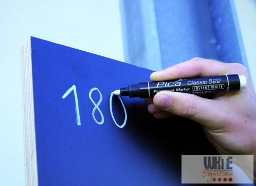 Instant White 522 jelölő, fehér, 1-4 mm írásvastagság, 10 darabos csomagban 
