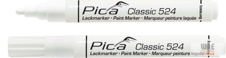 Pica Classic 524 festékes jelölő, fehér, 10 darabos csomagban 
