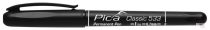 Pica Classic 533 fekete jelölőfilc, 10 darabos csomagban 