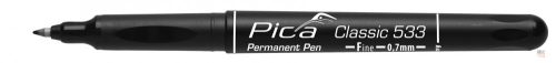 Pica Classic 533 fekete jelölőfilc, 10 darabos csomagban 